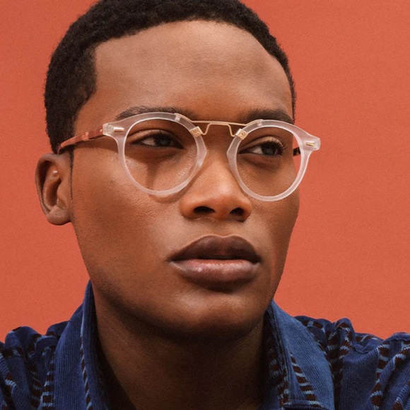 NWT: KREWE ST. LOUIS OPTICAL | MATTE CRYSTAL + SUNDAY TORTOISE 12K - Picture 2 of 9